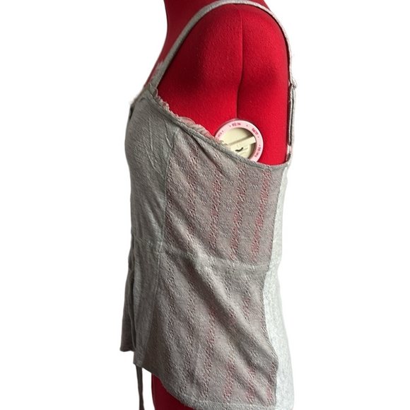 Kimchi Blue Adjustable Strap Front Tie Tank MM44 - Picture 3 of 8